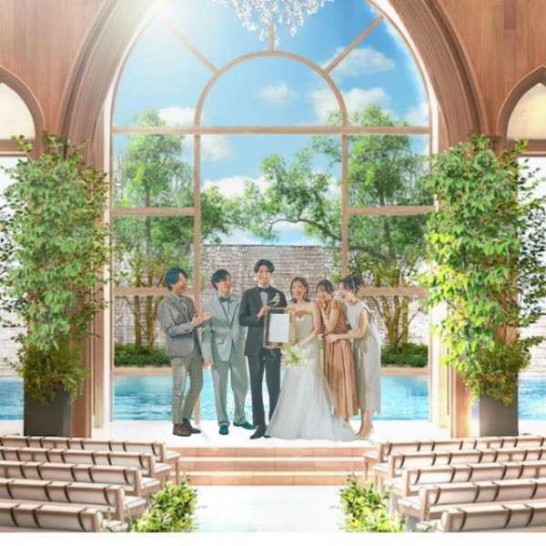 異なる2つのチャペルから選べる