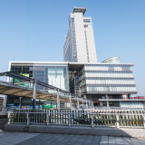 岡山駅直結!屋根付連絡橋で雨でも安心の好立地
