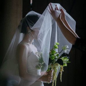 花嫁の母からベールダウンの思い溢れるシーン|St. ヴァレンタイン福山/FIVESTAR WEDDINGの写真(42842291)