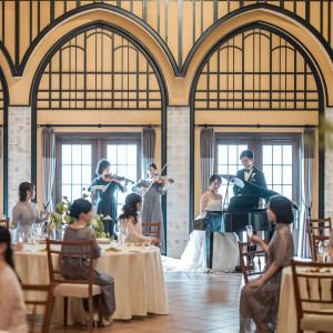 おふたりらしい演出やパフォーマンスもオリジナルなパーティにおススメ。|St. ヴァレンタイン福山/FIVESTAR WEDDINGの写真(41323109)