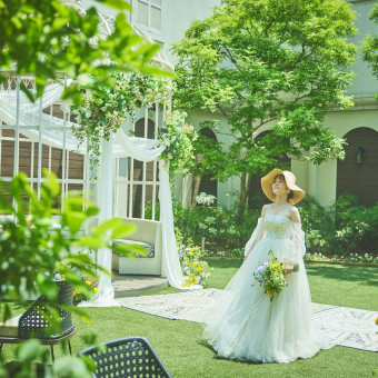 小さな森を思わすようなガーデンならアットホームパーティもおススメ!