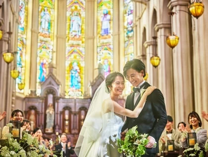 みんなの笑顔があふれる結婚式
ゲストの笑顔が一番の祝福
夢にみた憧れの花嫁になれた日