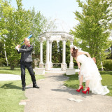 #結婚式 #男性へのプレゼント #野球ボールトス #ピッチャーは新婦様 #バッターは新郎様 #赤のシューズがおしゃれ