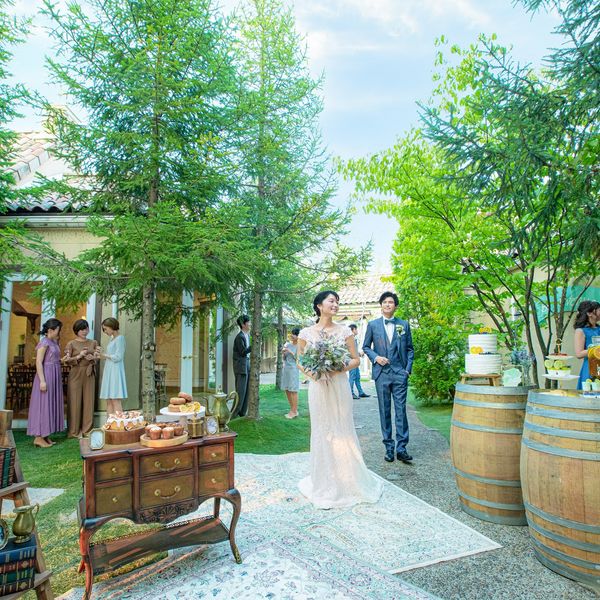 特別なふたりの貸切邸宅にゲストを招くようなWedding|プライベートガーデンWedding La partir（ラ パルティール）の写真(30112959)