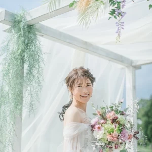 ご衣裳やご新婦様に合ったヘアメイクをご提案|あてま高原リゾート ベルナティオの写真(25947896)