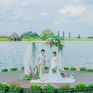 下見した会場の写真