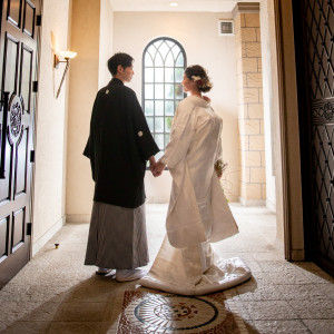 生地の色合いや刺繍の入り方ひとつで、花嫁の印象が大きく変わります|モルトン迎賓館 青森の写真(13625122)