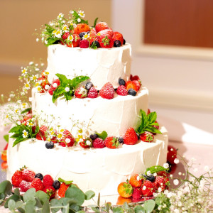 【ウェディングケーキ】フレッシュケーキでのご用意OK！|モルトン迎賓館 青森の写真(13620183)