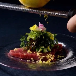 近海鮪のカルパッチョ