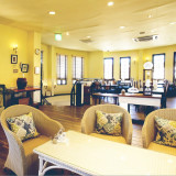 ゲスト様の受付やウェイディングスペースとなるカフェGarden Salon