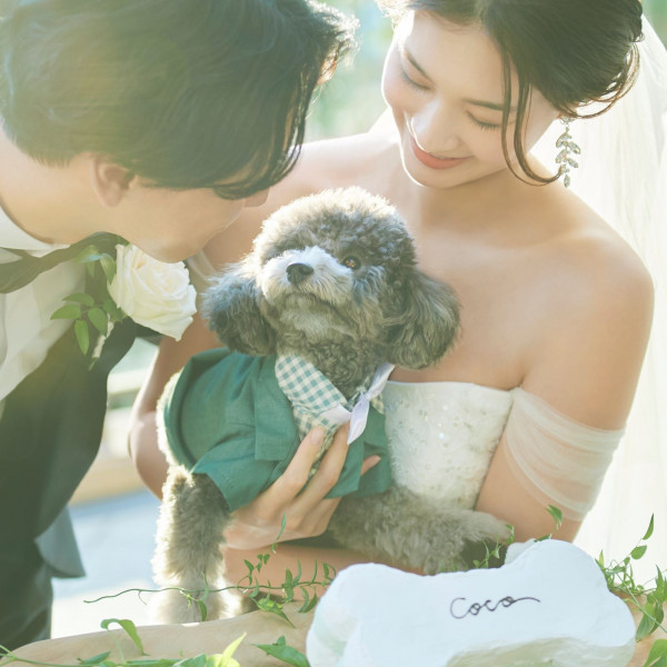 【オリジナルウェディング】結婚式という大切な一日。おふたりのペットも一緒に当館で過ごしませんか？