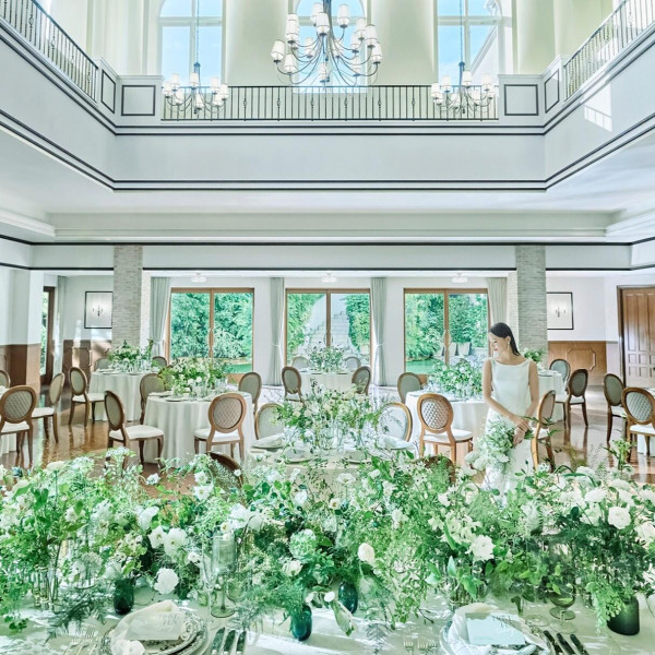 100通り以上ある中から選べる*おふたりのお好みに合わせて会場コーディネートも楽しんでいただけます♪