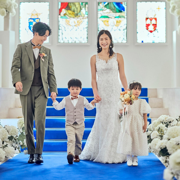 お子様のお披露目会も兼ねたアットホームパーティーに♪お打ち合わせで一緒に演出を考えていきましょう！