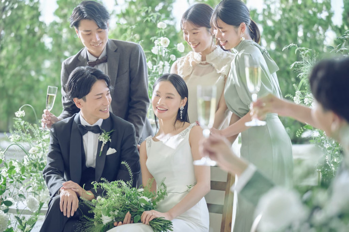 会場に常設されたフォトスポットで家族写真や友人との撮影タイムもゆっくり過ごせます。