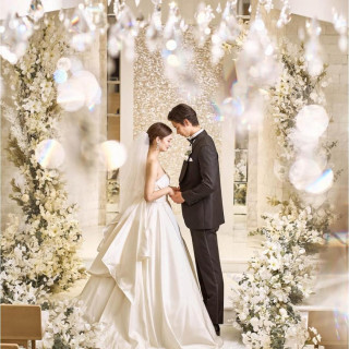 【ドレス試着付*憧れ花嫁体験フェア】ガーデン&階段入場&試食