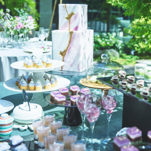 ガーデンでのデザートビュッフェなど、大切なゲストへサプライズの演出も|AMANDAN RISE ～アマンダンライズ～の写真(56028047)