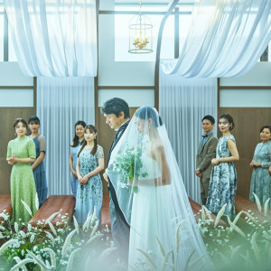 開放的なスカイチャペルで笑顔溢れる祝福を|AMANDAN RISE ～アマンダンライズ～の写真(56026287)