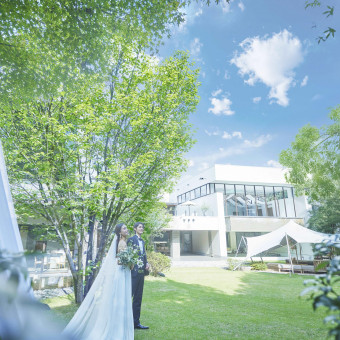 広大なガーデンも貸切