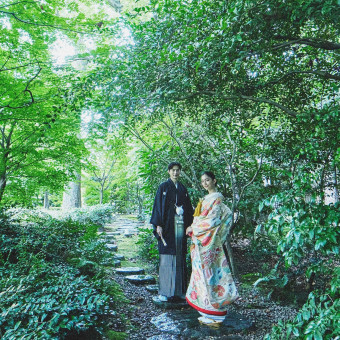 和装での前撮りも人気