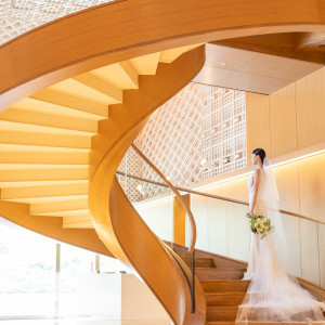 日本の伝統文様をモチーフにしたロビーと螺旋階段|ハイアット リージェンシー 京都の写真(34777797)