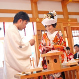 色打掛での挙式も可能です。