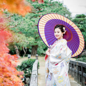 紅葉シーズンも人気です|川原神社（produce by ウエディングマルシェ）の写真(30377808)