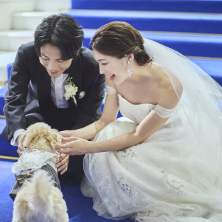 挙式も披露宴もペットとずっと一緒の結婚式が叶う