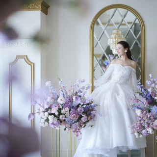 お花に囲まれ、プリンセスのようなフォトが叶います