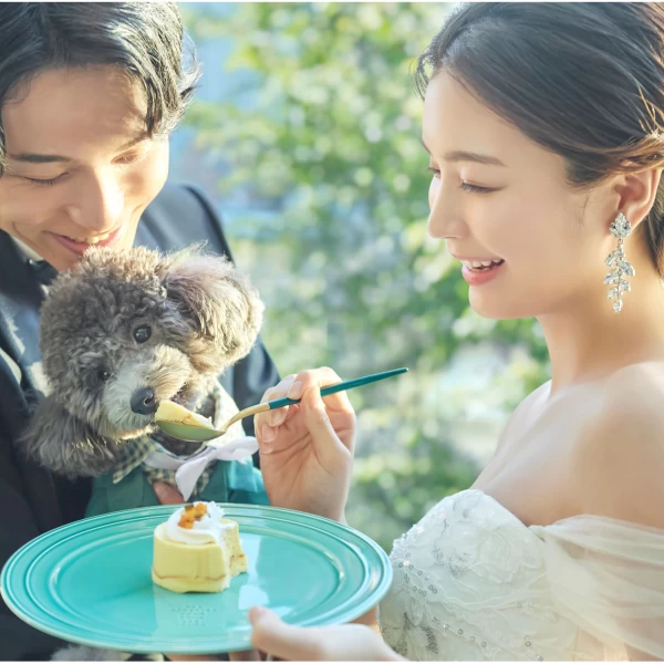 披露宴会場の中も一緒に過ごすことが可能！ペットと一緒にできる演出をご提案*ご希望をお聞かせください