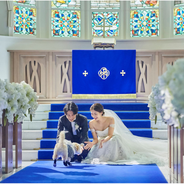 おふたり＋大切な家族のペットと一緒に結婚式が叶う＊ご家族皆様で一生の思い出に残る特別な記念日を＊