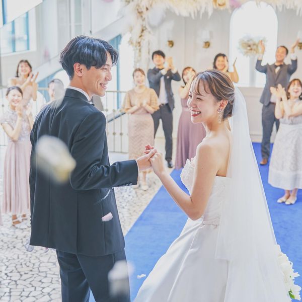 おふたり＋大切な家族のペットと一緒に結婚式が叶う＊全天候型施設だからふたりも大切な家族もゲストも安心