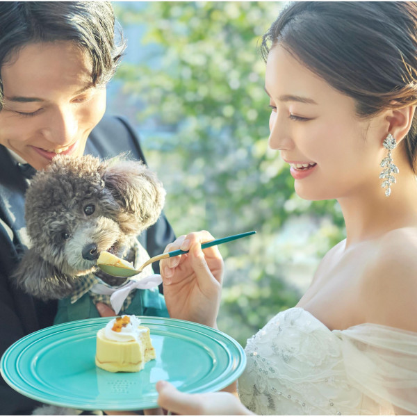 披露宴会場の中も一緒に過ごすことが可能!ペットと一緒にできる演出をご提案*ご希望をお聞かせください