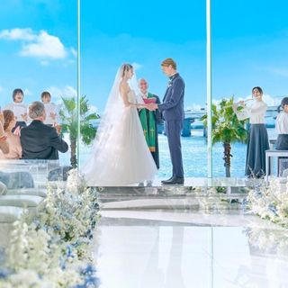 リニューアル完成【挙式料0円×3.5万試食】貸切ガーデン&絶景挙式