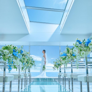 碧い海と空がどこまでも澄み渡る美しいチャペル|SCAPES THE SUITE（スケープスザスィート）の写真(56584978)