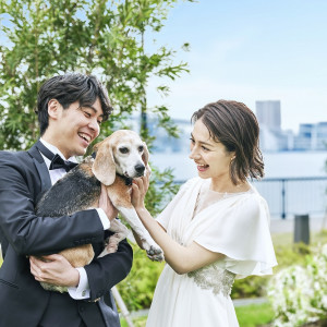 愛犬と一緒に結婚式もできる♪リングドックの演出も|ララシャンス迎賓館(宮崎)の写真(30620312)