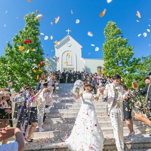 祝福のフラワーシャワー★|ララシャンス迎賓館(宮崎)の写真(2226812)