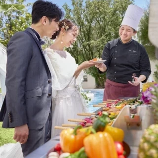 リゾート感たっぷり★オリジナルウエディング体験