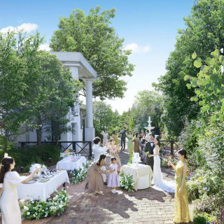 【最大180万円優待】緑の貸切邸宅＆憧れ白チャペル＆絶品試食