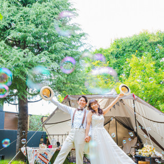 おふたりの趣味や好きなものが自由に飾れるのでオリジナリティある結婚式に