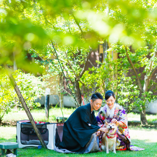 【ペットwedding】たくさんの写真も一緒にのこせます♪