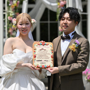 永遠を誓ったふたりを、温かな祝福が彩ります|ルーデンス立川ウエディングガーデンの写真(53829028)