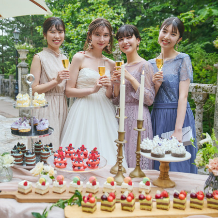 【ガーデンテラス】素敵な時間の始まりをつげる乾杯をテラスで♡