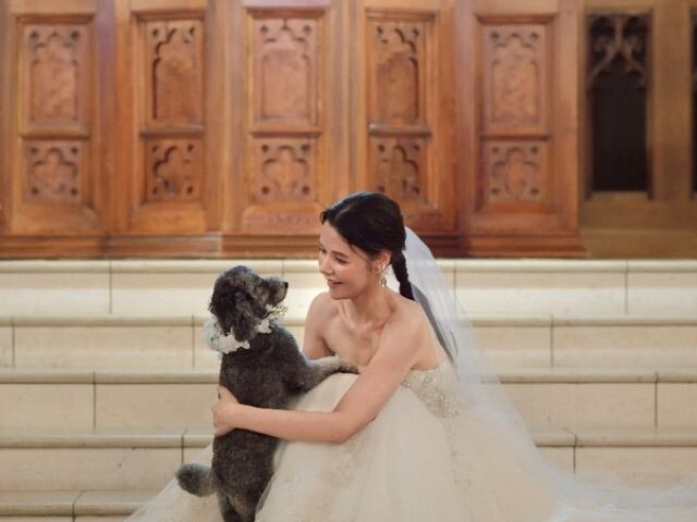 貸切だからこそ。ペット婚など演出も自由自在！