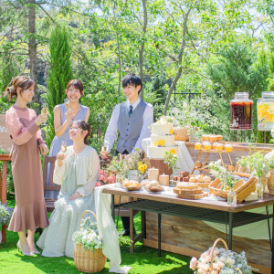 ゲストも楽しめるガーデンパーティー|The Chelsea Court ～ザ・チェルシーコート～の写真(55703133)