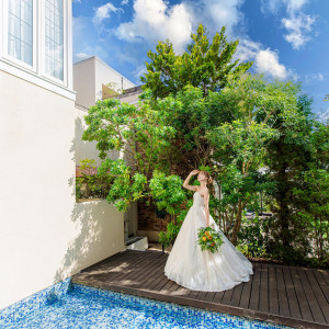 緑が多く、日陰もあるので暑さも気にならない♪|The Chelsea Court ～ザ・チェルシーコート～の写真(55703043)