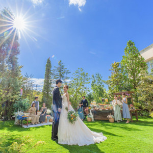 周りに高い建物がなく、都会やビルの喧騒も感じず、ゆったりした結婚式に|The Chelsea Court ～ザ・チェルシーコート～の写真(55702248)