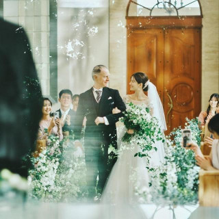 ”バージンロード”の長さはこれからお二人が”いい夫婦”になることを願い11.22メートルです＊゜