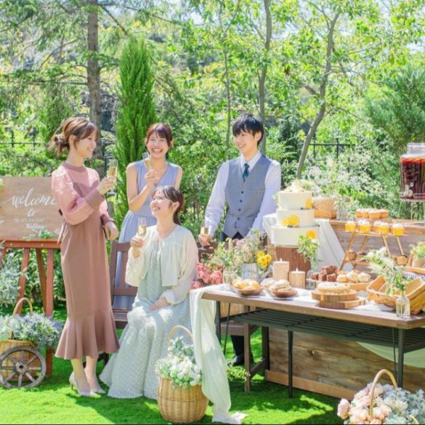 ガーデンパーティでよりカジュアルさを！