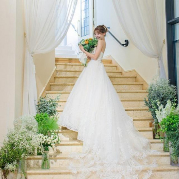 大階段×ドレスでお写真映え間違いなし！