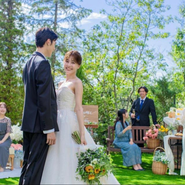 緑に囲まれたカジュアルパーティ＊゜